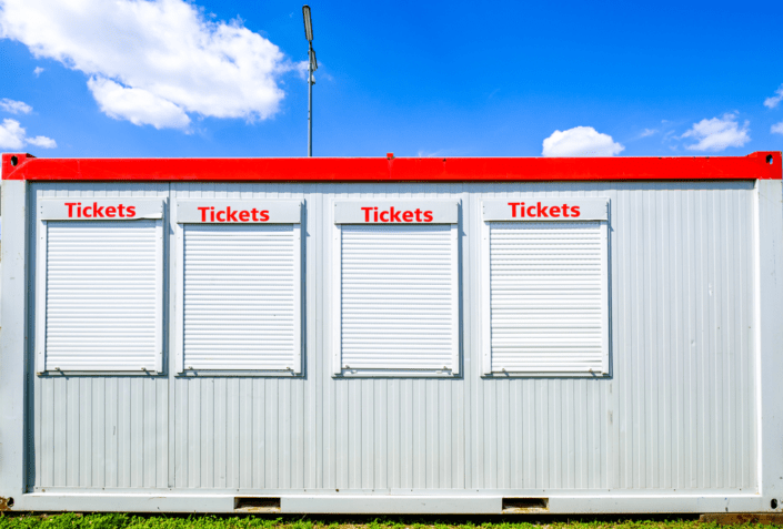 ticket container